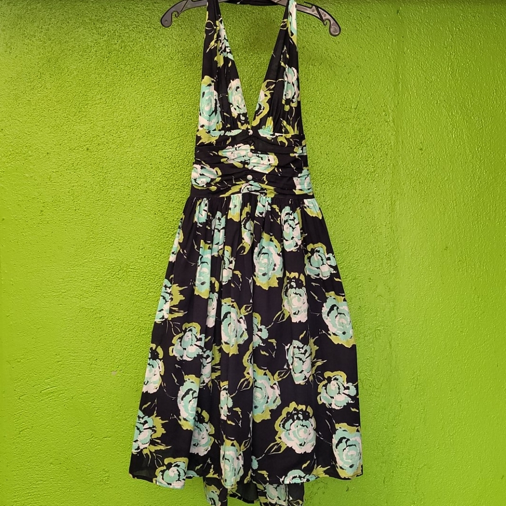 handmade pin up halter dress